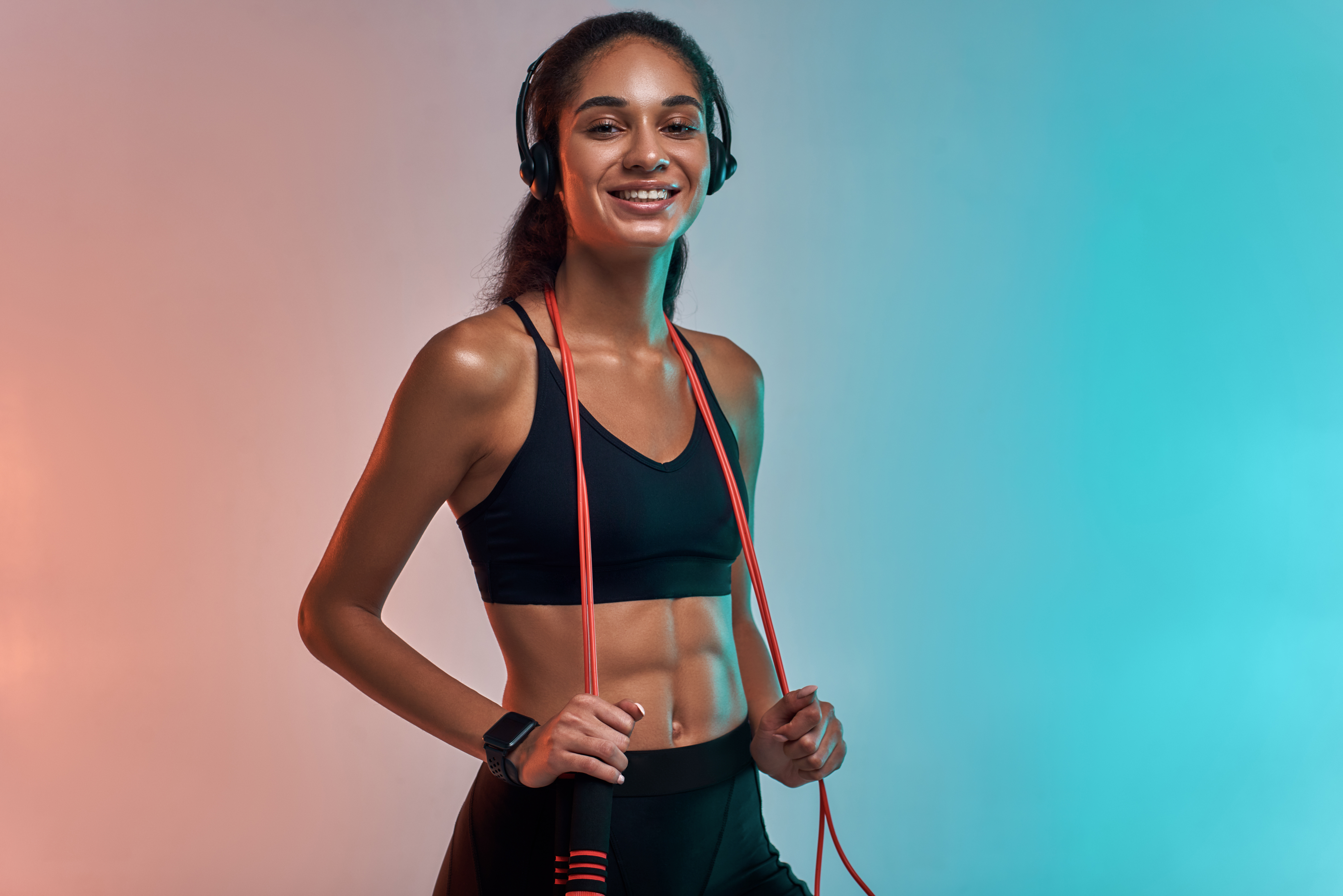 Woman in good shape