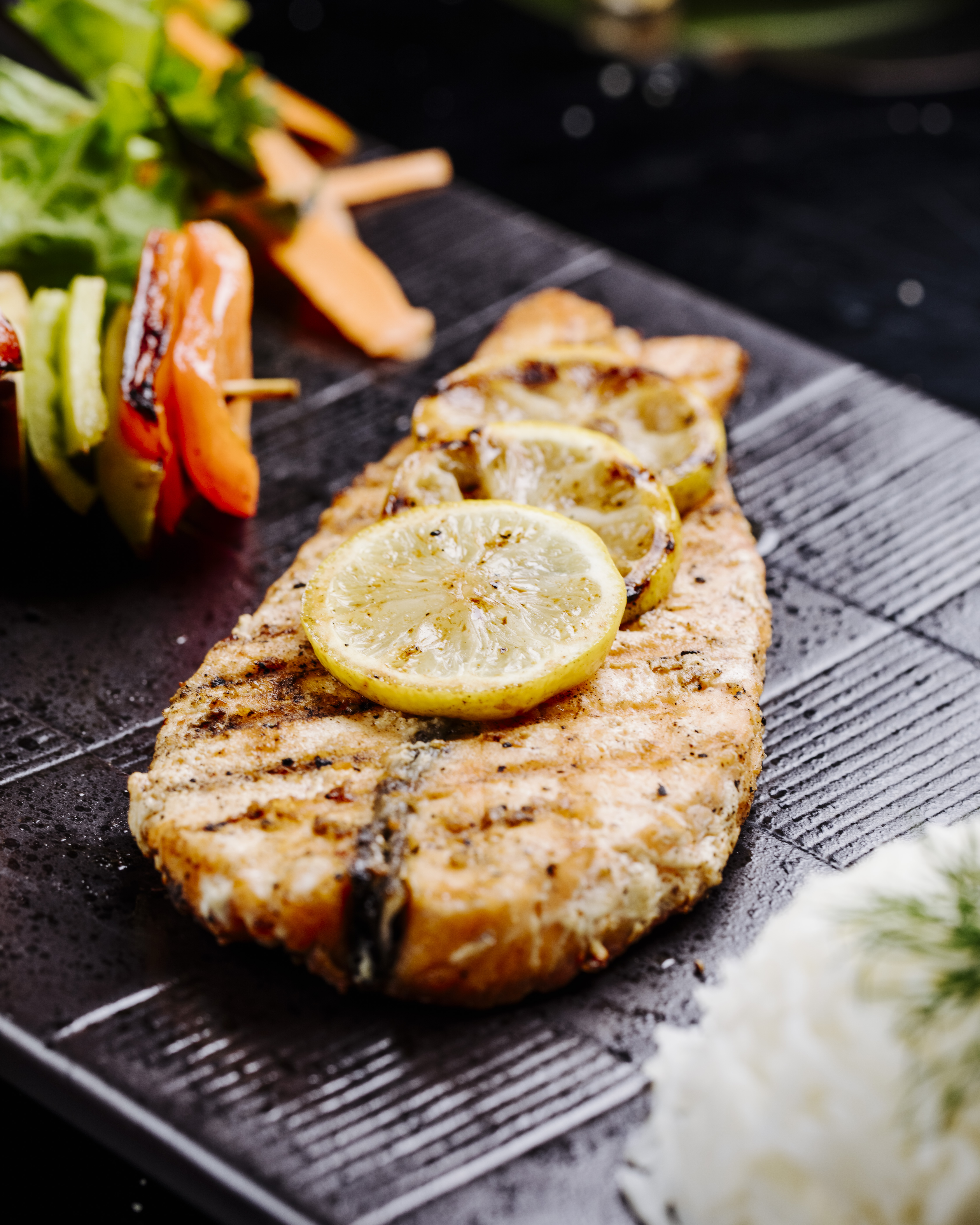 Grilled fish